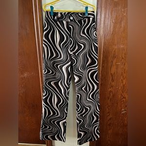 Retro Style Straight Pants